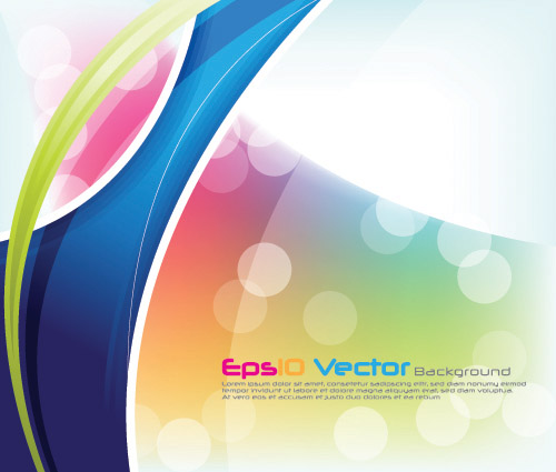 free vector Symphony of dynamic lines of the background vector